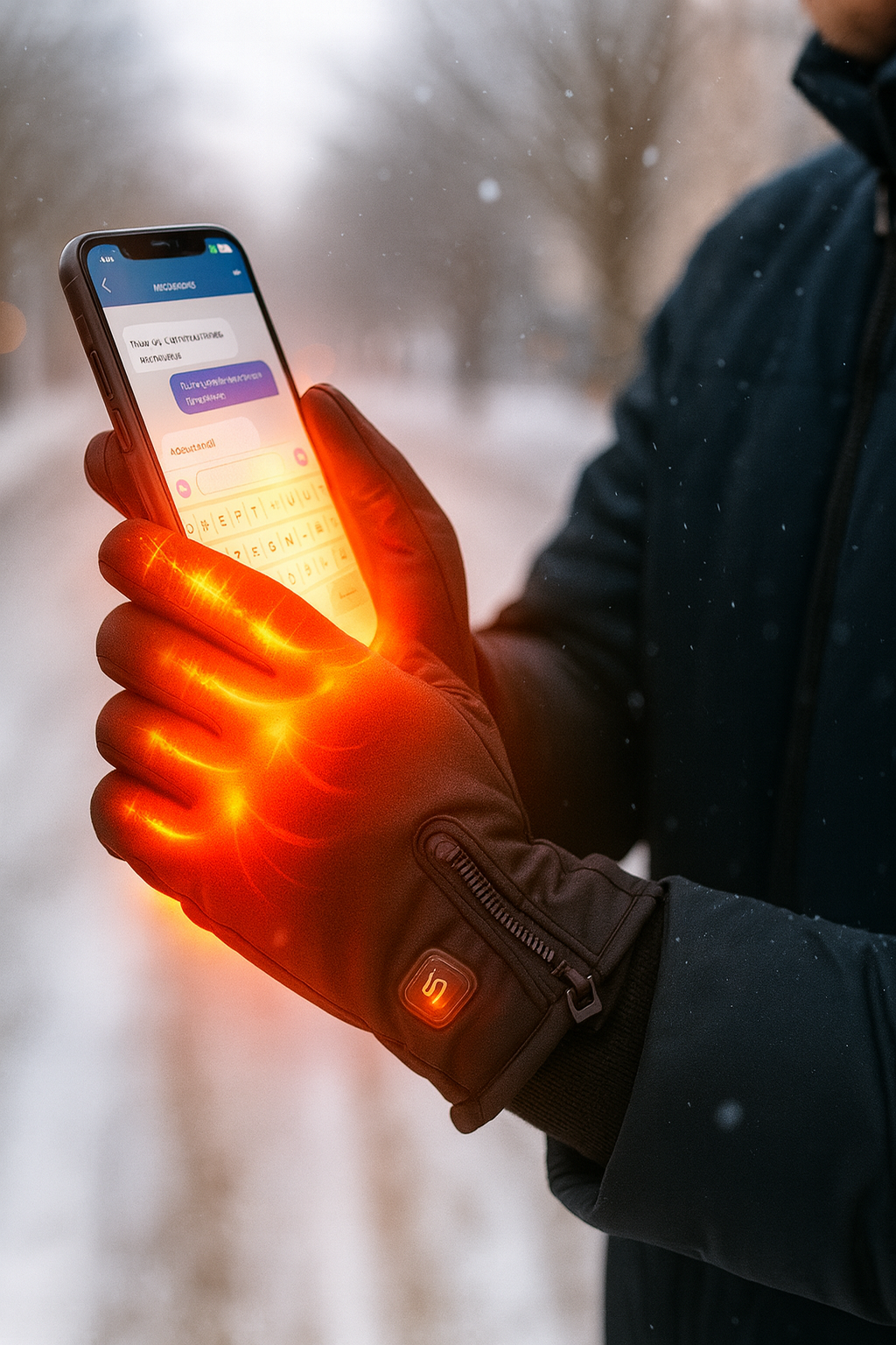 Premium Heated Touch Screen Winter Gloves